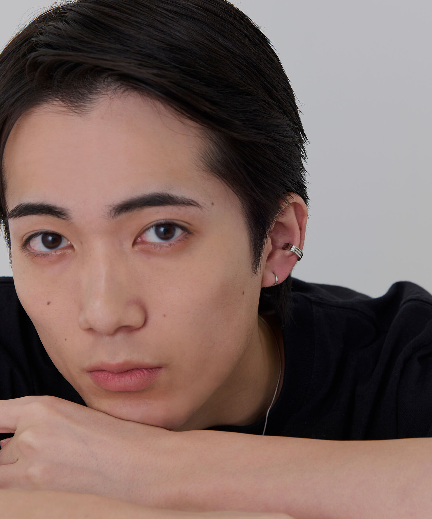 Phoebe「【シリーズ累計販売10000点突破！】金属アレルギー対応 ミニフープピアス　シルバー/サージカルステンレス」|ピアス|