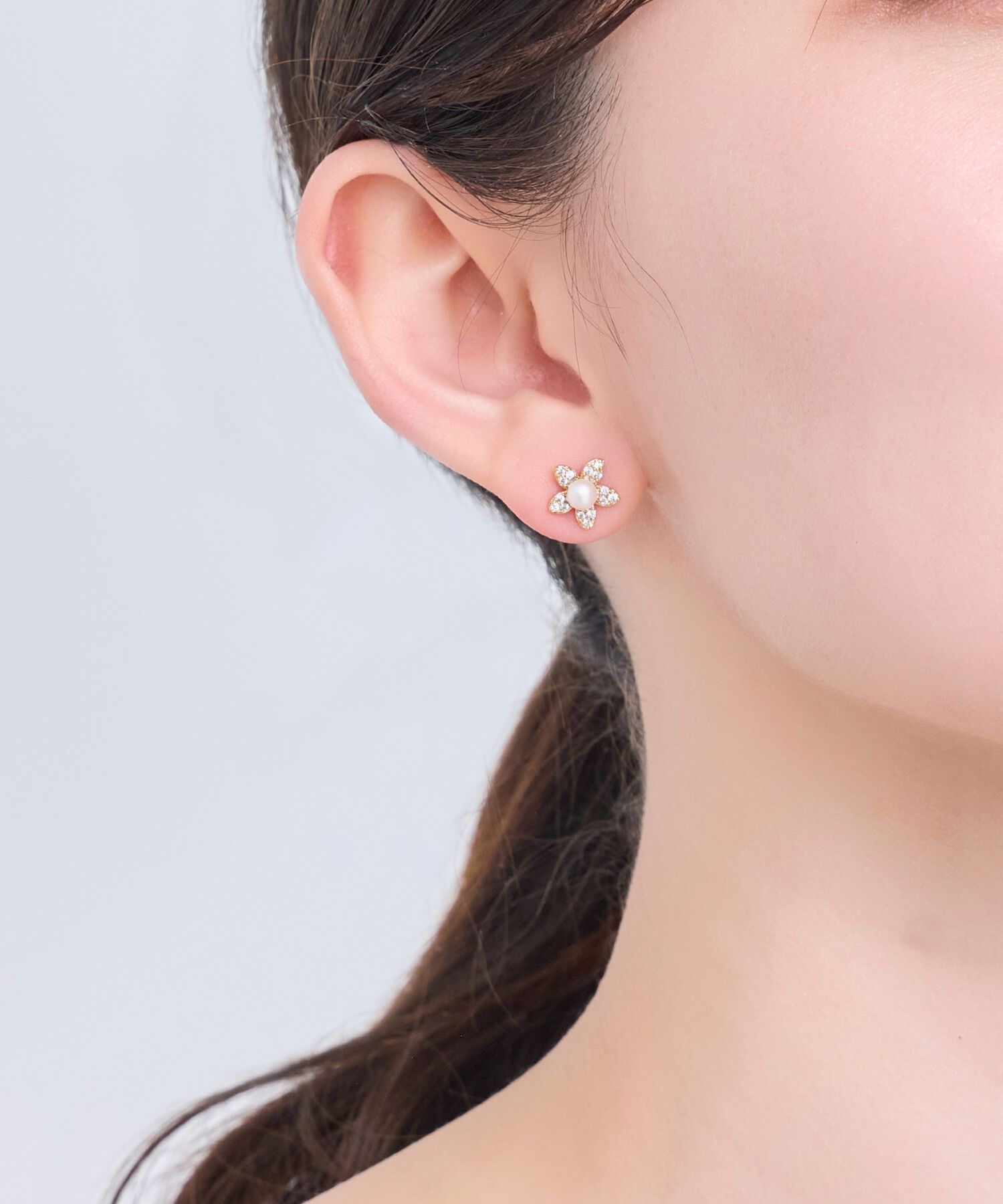 Phoebe「ブロッサムパールビジューピアス」|ピアス|