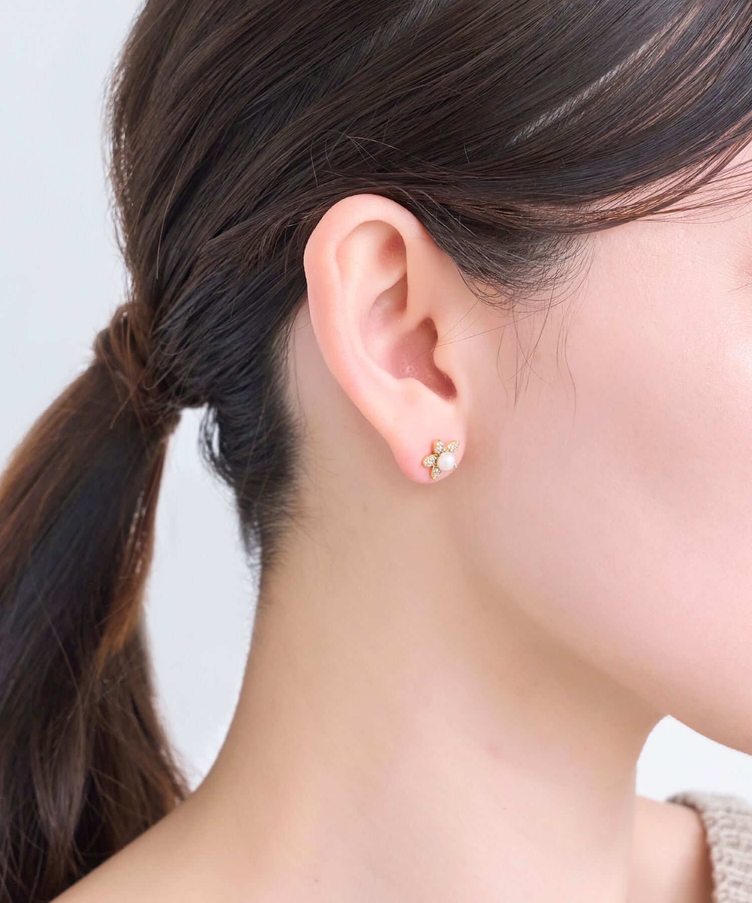 Phoebe「ブロッサムパールビジューピアス」|ピアス|