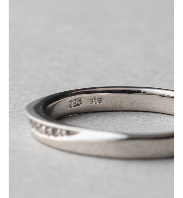 ete「[シェア] ビジュー ストリーム リング」|リング|