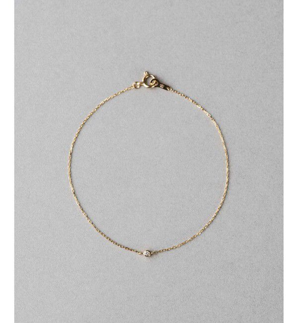 ete「K18 ダイヤモンド ブレスレット「ブライト」」|ブレスレット・バングル|イエローゴールド