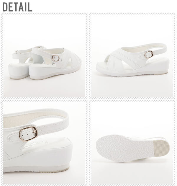 BACKYARD FAMILY「ナースサンダル ピュアウォーカー Pure Walker ナースシューズ 黒 ダイマツ 事務 定番」|サンダル|