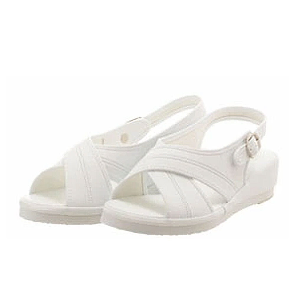 BACKYARD FAMILY「ナースサンダル ピュアウォーカー Pure Walker ナースシューズ 黒 ダイマツ 事務 定番」|サンダル|ホワイト2