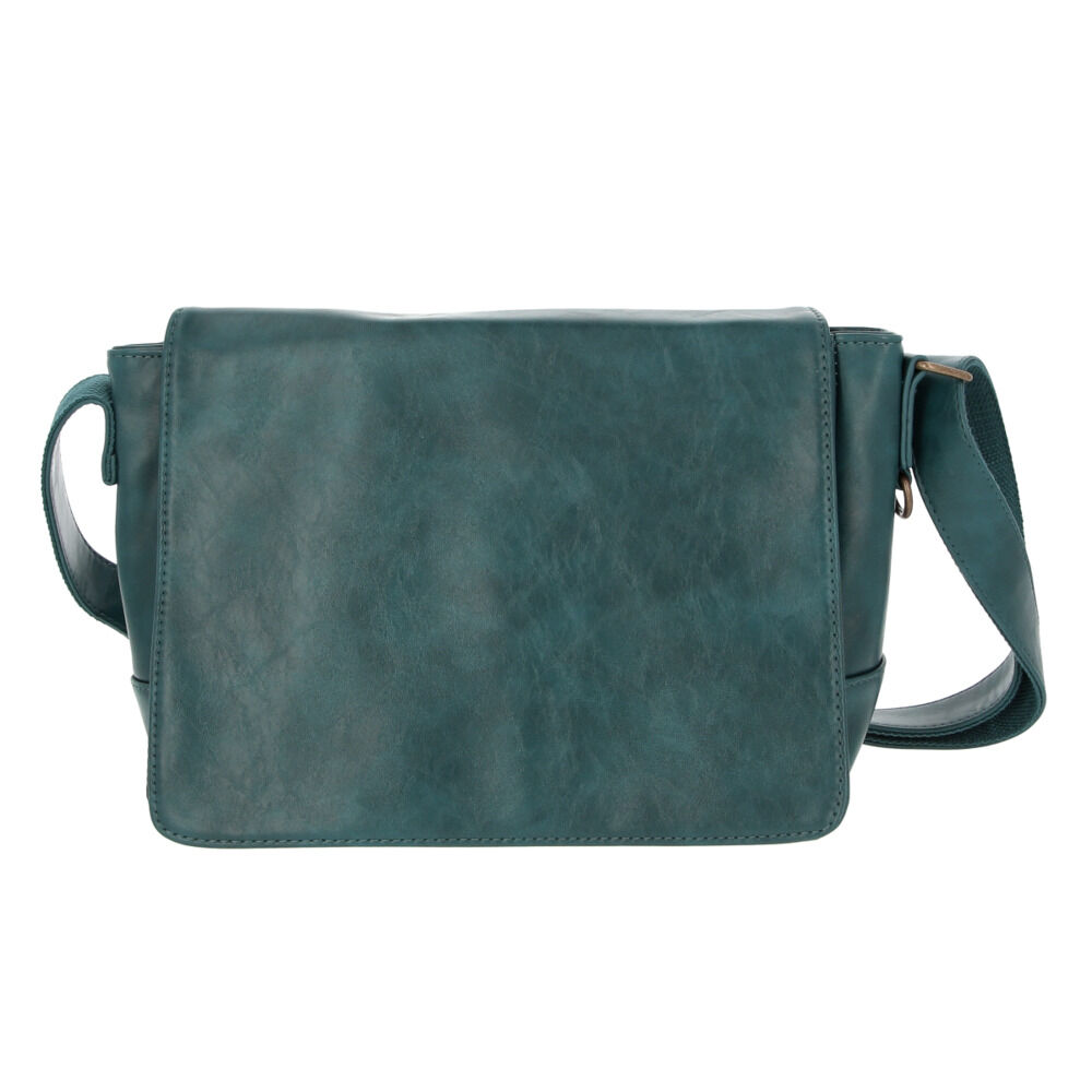 BACKYARD FAMILY「ショルダーバッグ メンズ 小さめ 通販 斜めがけ かっこいい 通勤 通学 サブバッグ かぶせ」|ショルダー・メッセンジャー|グリーン1