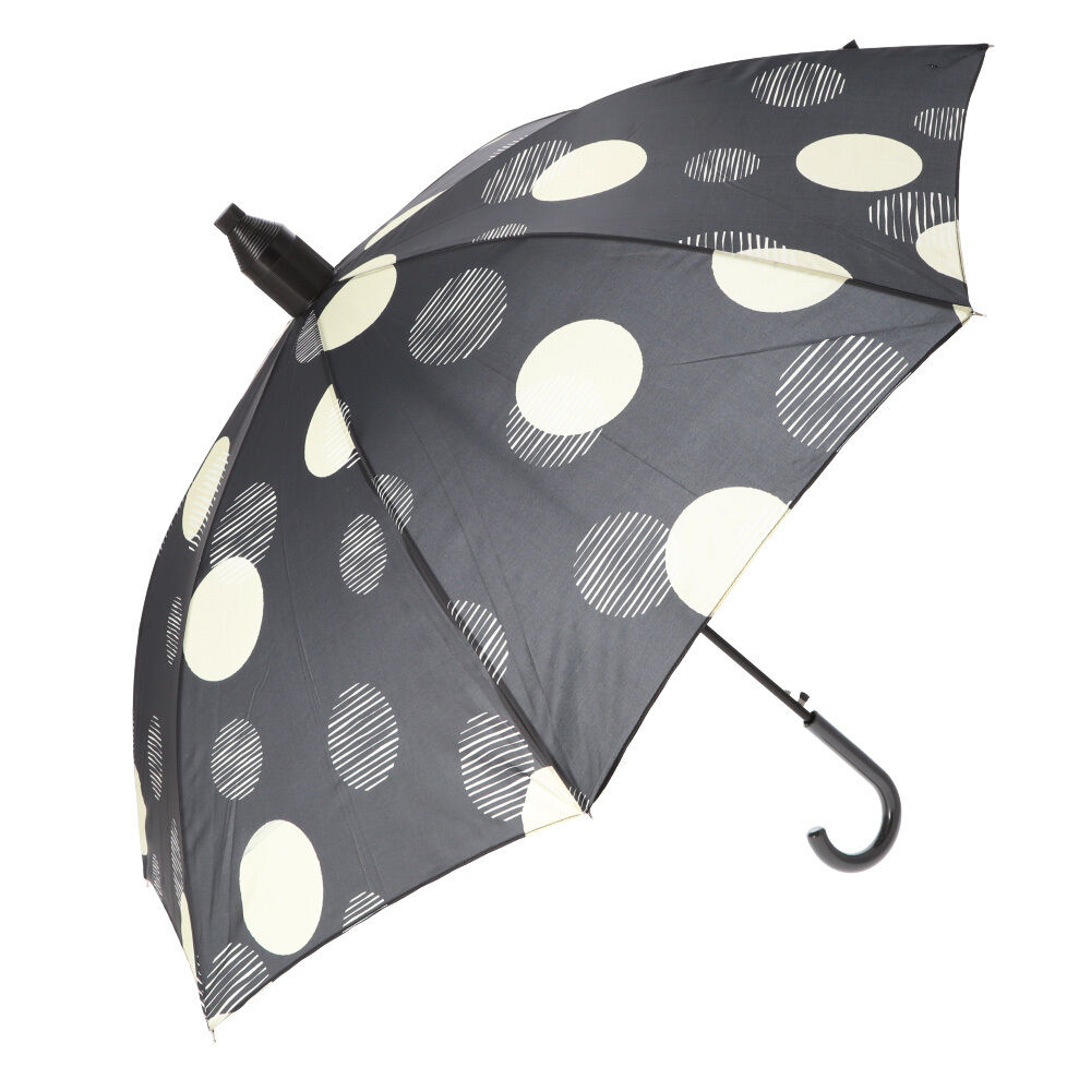 BACKYARD FAMILY「サントス 長傘 レディース 通販 ジャンプ傘 ワンタッチ傘 ジャンプ ワンタッチ」|傘|ブラック1
