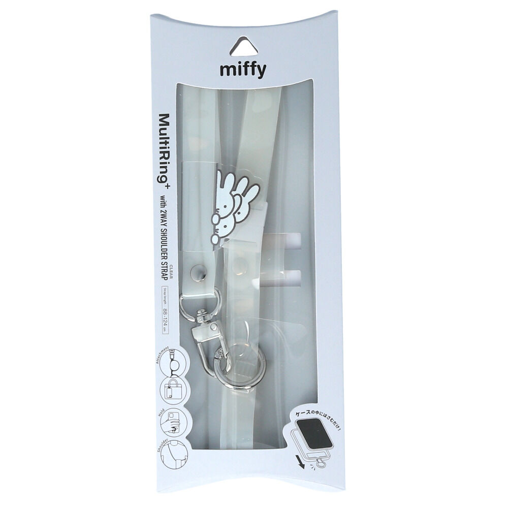 BACKYARD FAMILY「マルチリングプラス ストラップセット 通販 スマホ マルチリング スマホリング リング ストラップ」|その他|ホワイト2