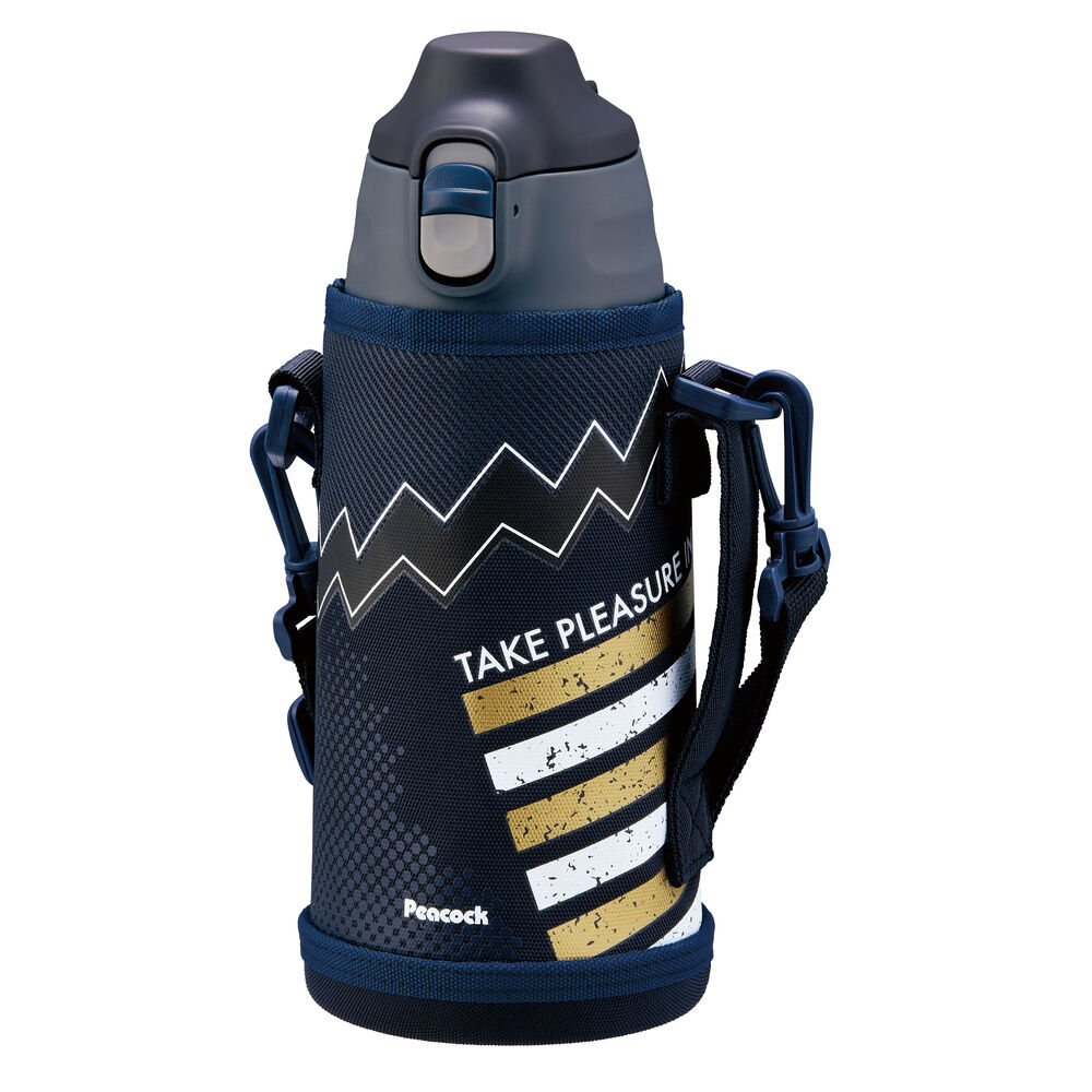 BACKYARD FAMILY「ピーコック Peacock 水筒 ASG-W82 通販 ステンレスボトル 2WAY 750ml」|食器・キッチングッズ|ブラック1