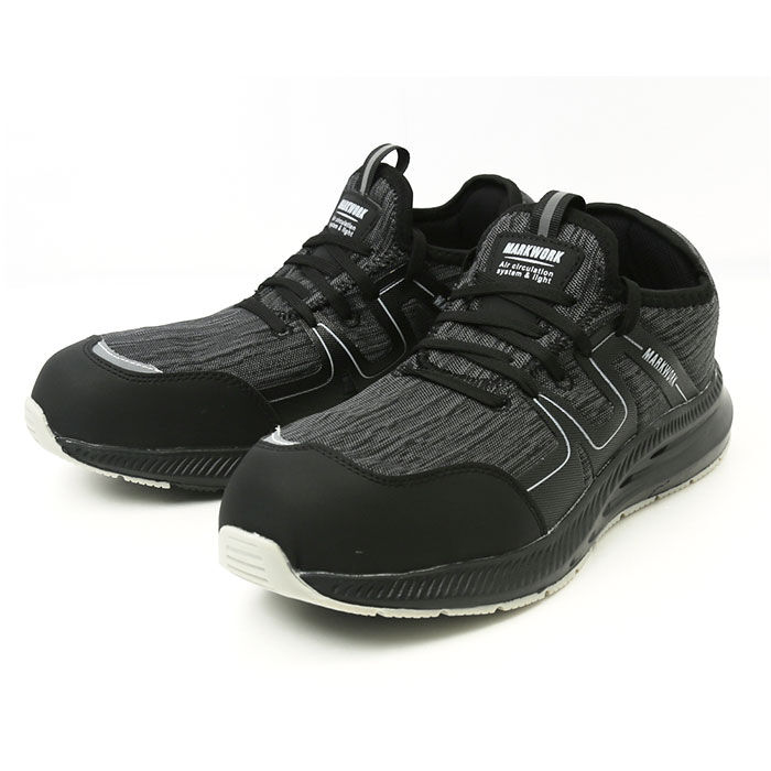 BACKYARD FAMILY「安全靴 スリッポン 通販 メンズ 作業靴 MK5130 紐なし ワークシューズ 安全スニーカー」|その他|