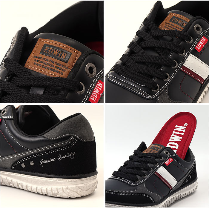 BACKYARD FAMILY「EDWIN スニーカー EDW7765 通販 エドウィン 靴 メンズ ローカットスニーカー」|スリッポン|