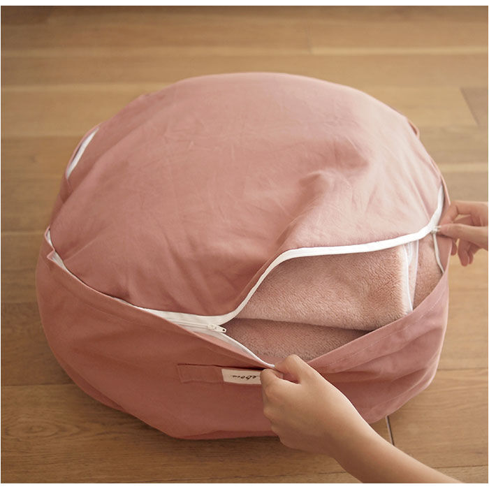 BACKYARD FAMILY「クッションになる 寝袋 通販 Lebois ルボア マルチ寝袋 筒状 毛布クッション」|ブランケット|