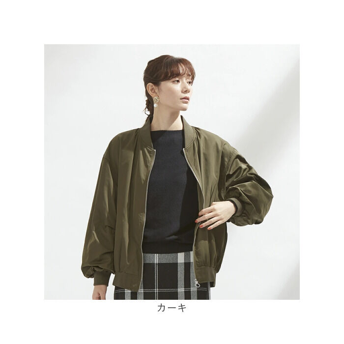 BACKYARD FAMILY「ブルゾン レディース 薄手 通販 ジャンパー ジャケット ジャンバー 秋 冬 秋冬 アウター」|その他|