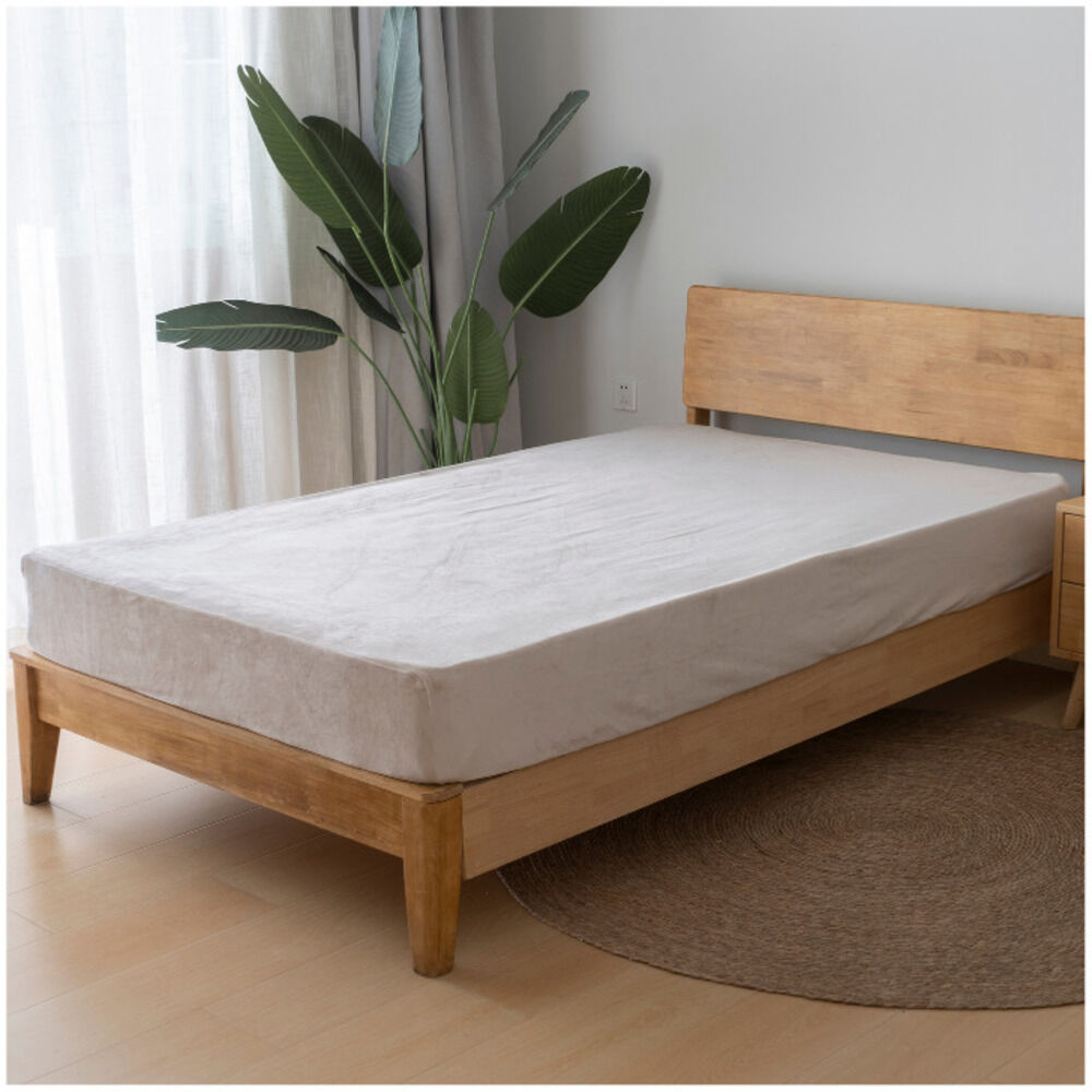 BACKYARD FAMILY「シーツ ボックスシーツ シングル 通販 ベッドシーツ ベッドカバー カバー 起毛 厚手 のびのび」|ブランケット|ベージュ1