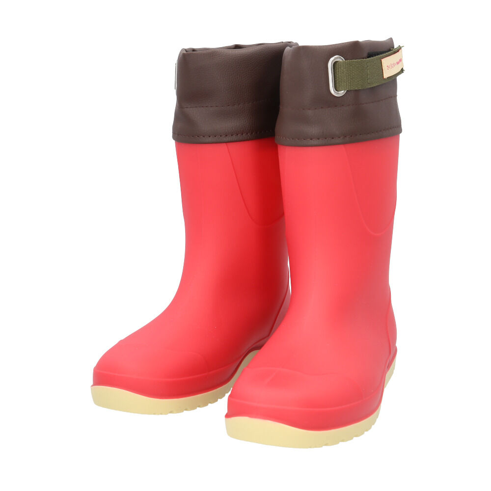 BACKYARD FAMILY「ガーデニング ブーツ 通販 ガーデンシューズ ロングレインブーツ ロング丈 長靴」|その他|レッド1