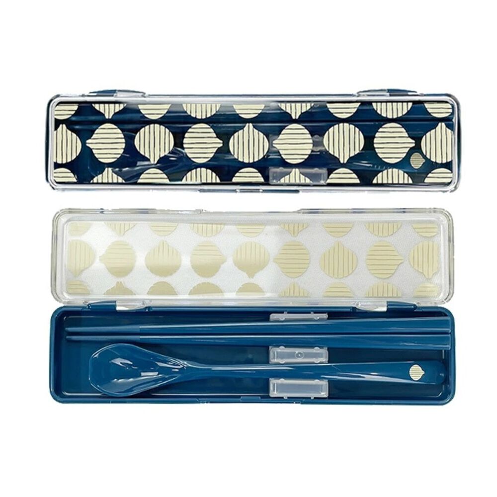 BACKYARD FAMILY「かまわぬ お弁当 お箸セット 通販 日本製 おはしセット お箸 セット 箸セット 大人 弁当用箸」|食器・キッチングッズ|ブルー1