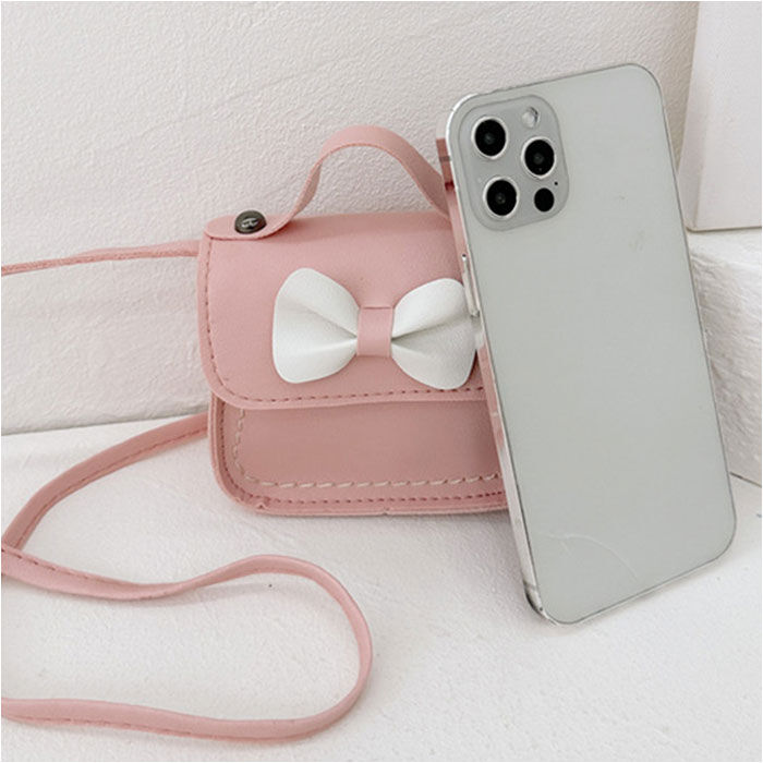 BACKYARD FAMILY「キッズ ポシェット 女の子 好評 ミニバッグ シュルダーバッグ ミニバック リボン りぼん」|ショルダー・メッセンジャー|