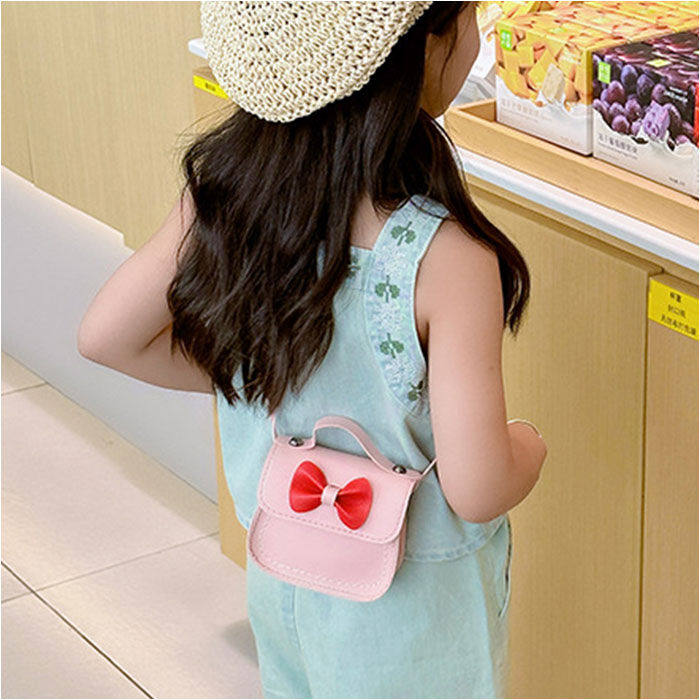 BACKYARD FAMILY「キッズ ポシェット 女の子 好評 ミニバッグ シュルダーバッグ ミニバック リボン りぼん」|ショルダー・メッセンジャー|