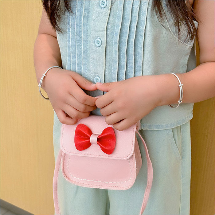 BACKYARD FAMILY「キッズ ポシェット 女の子 好評 ミニバッグ シュルダーバッグ ミニバック リボン りぼん」|ショルダー・メッセンジャー|