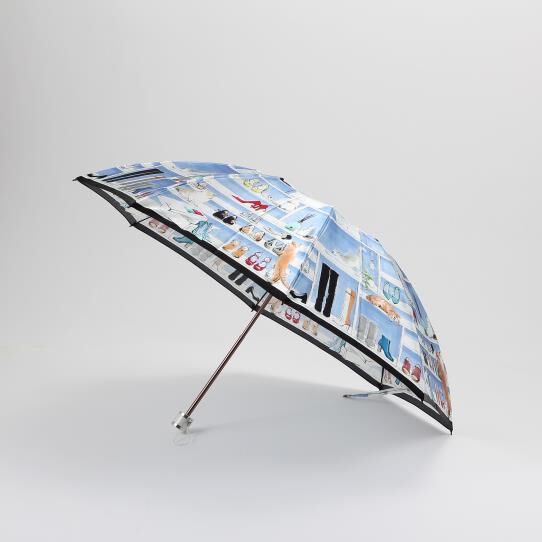 銀座かねまつ「折りたたみ傘」|傘|ブルー