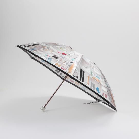 銀座かねまつ「折りたたみ傘」|傘|グレー