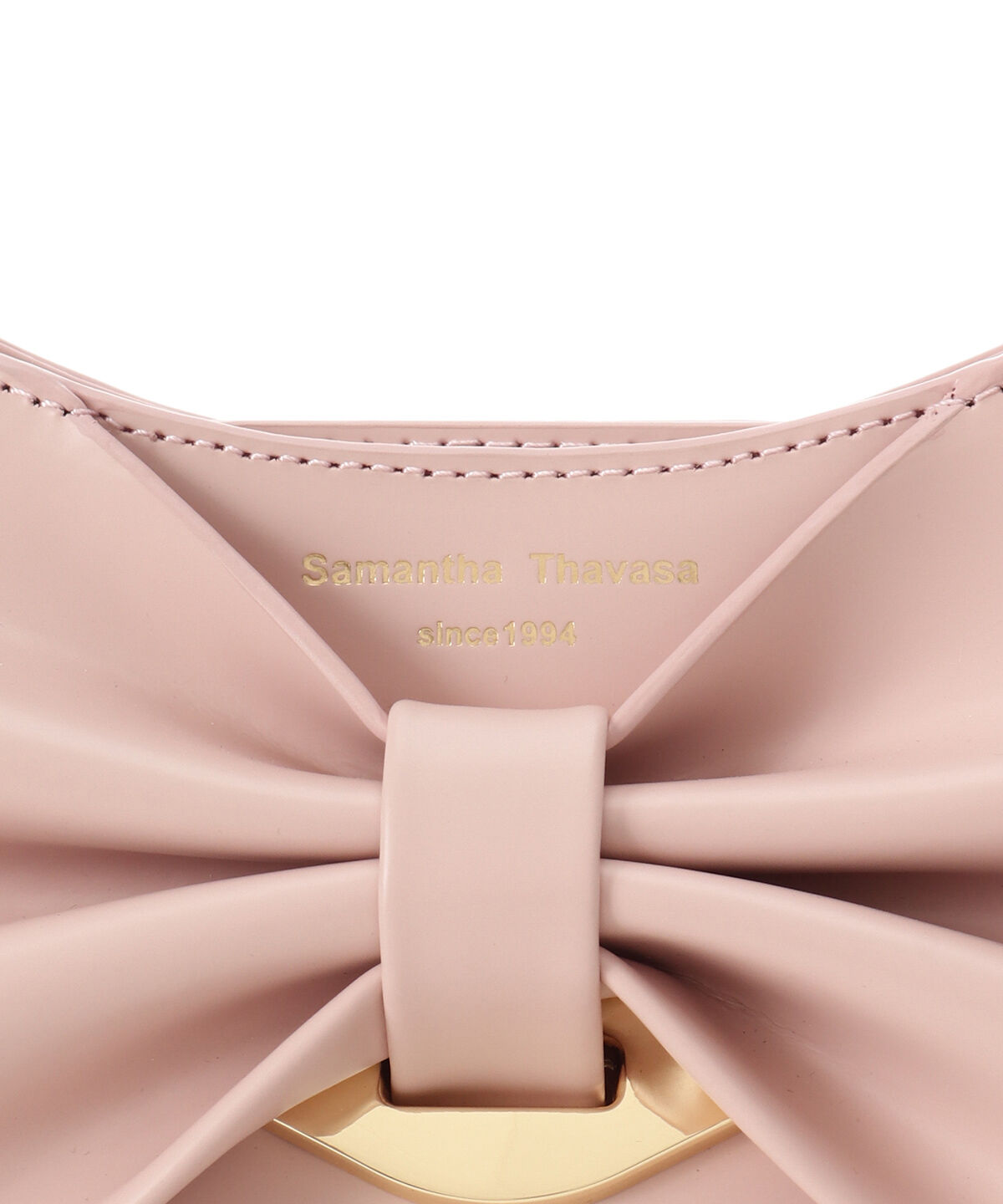 Samantha Thavasa「ドレープリボンレザートートバッグ」|トートバッグ|