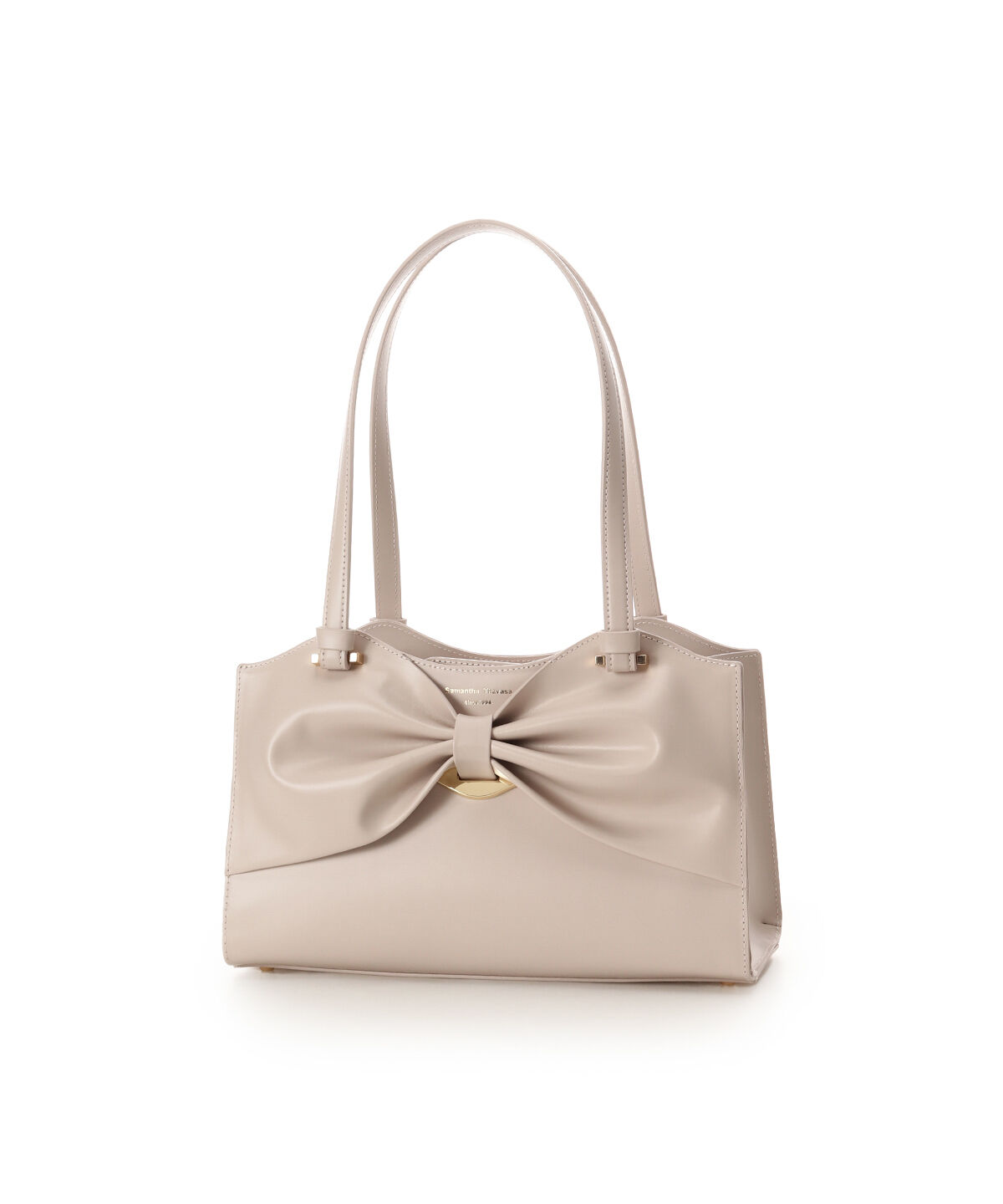 Samantha Thavasa「ドレープリボンレザートートバッグ」|トートバッグ|