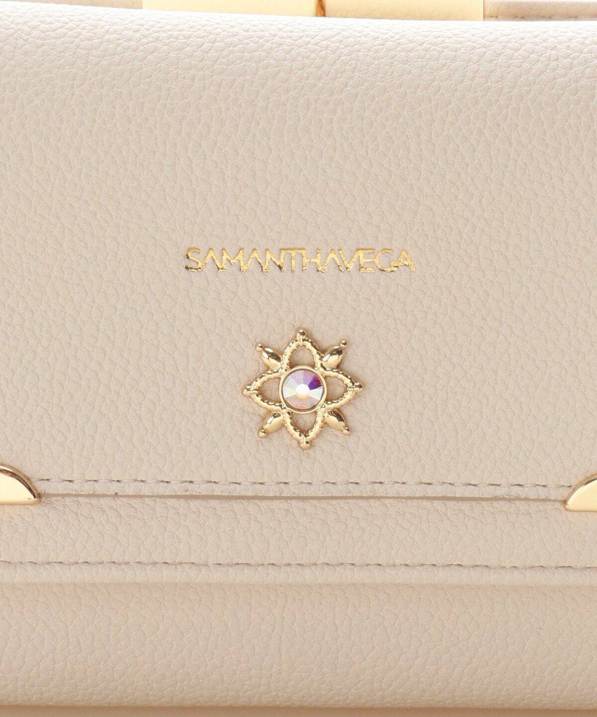 Samantha Vega「シンプルビジュー折財布」|財布|