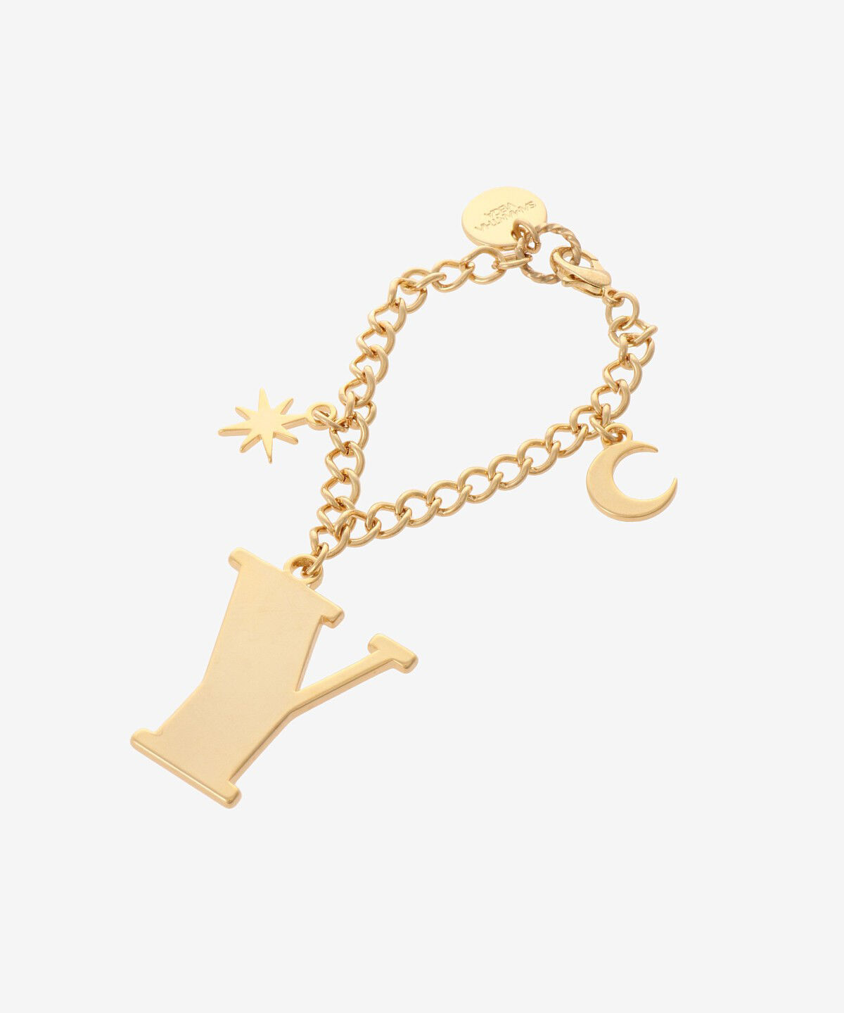 Samantha Vega「ムーンイニシャルチャーム(Y)」|チャーム・キーホルダー|ゴールド