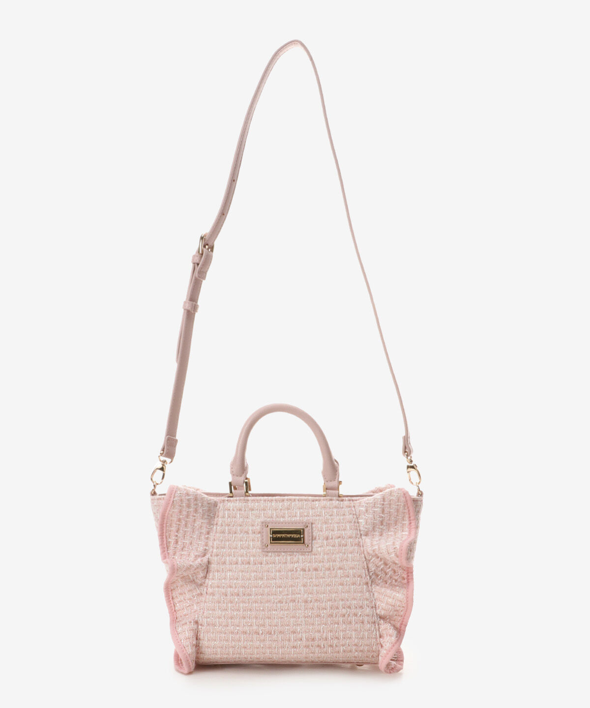 Samantha Vega「ツイードフリルハンドバッグ（小）」|ハンドバッグ|