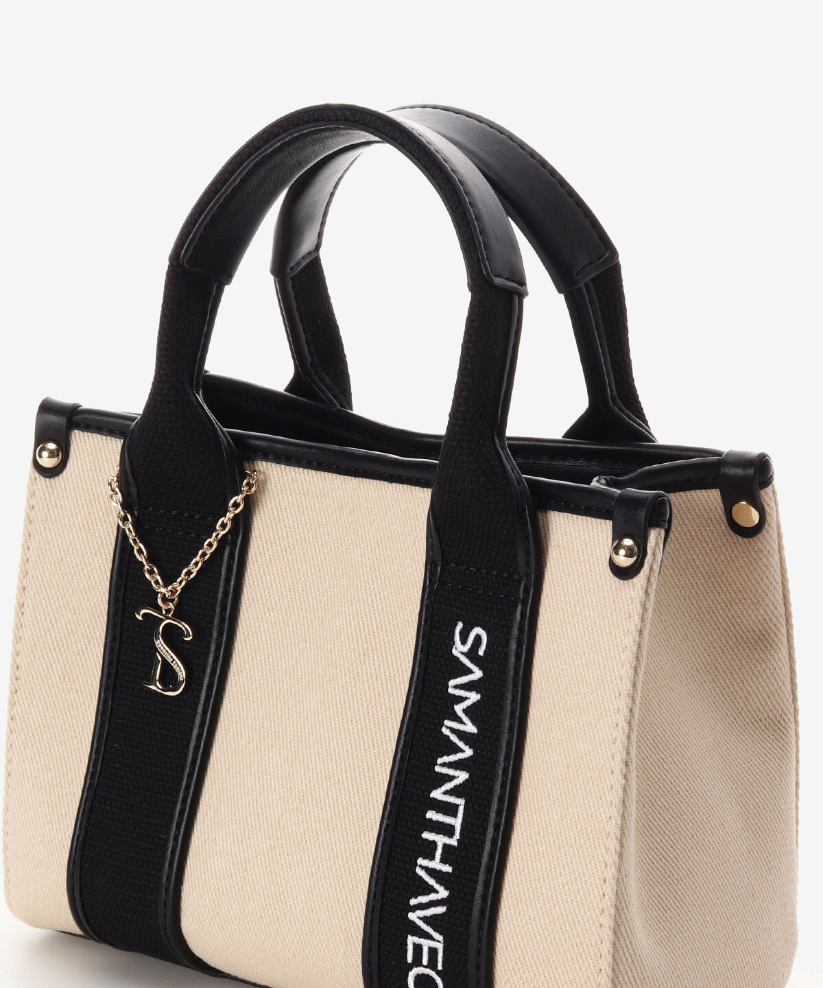 Samantha Vega「ロゴテープキャンバスショルダーバッグ（ミニ）」|ショルダー・メッセンジャー|