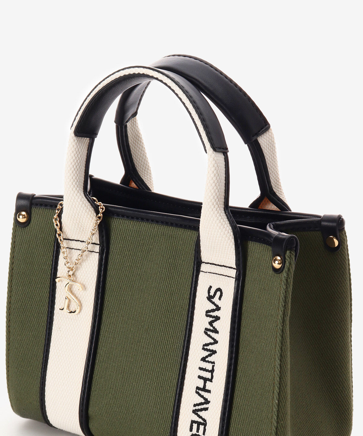 Samantha Vega「ロゴテープキャンバスショルダーバッグ（ミニ）」|ショルダー・メッセンジャー|