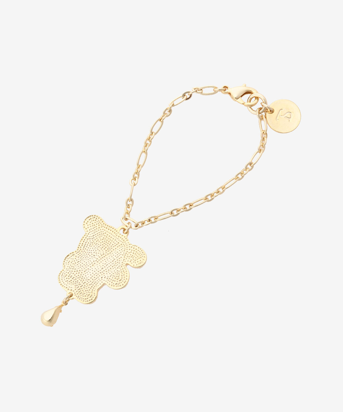 Samantha Vega「ドロップストーンイニシャルバッグチャーム（Y）」|チャーム・キーホルダー|