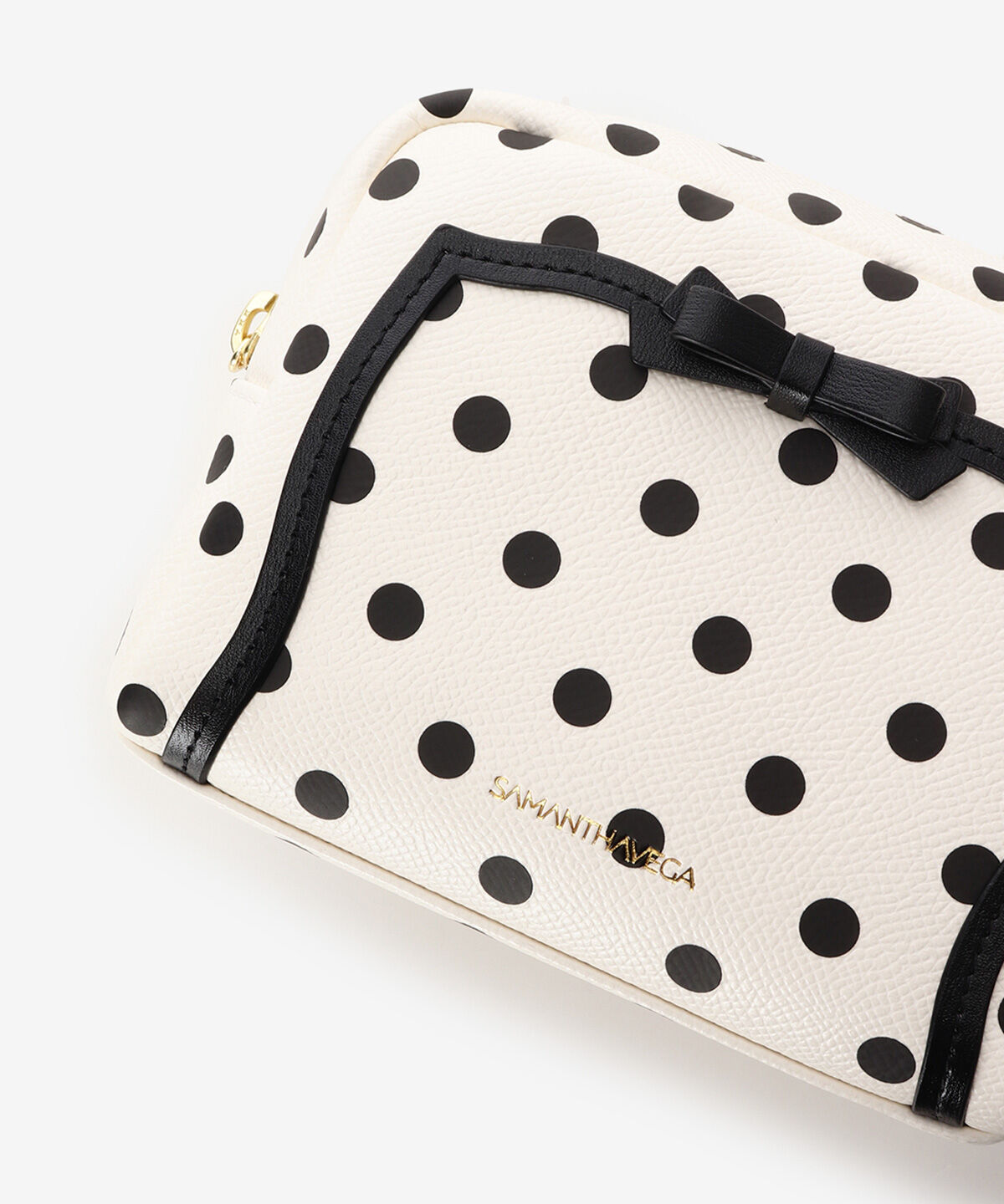 Samantha Vega「ソリッドリボンドットポーチ」|その他|