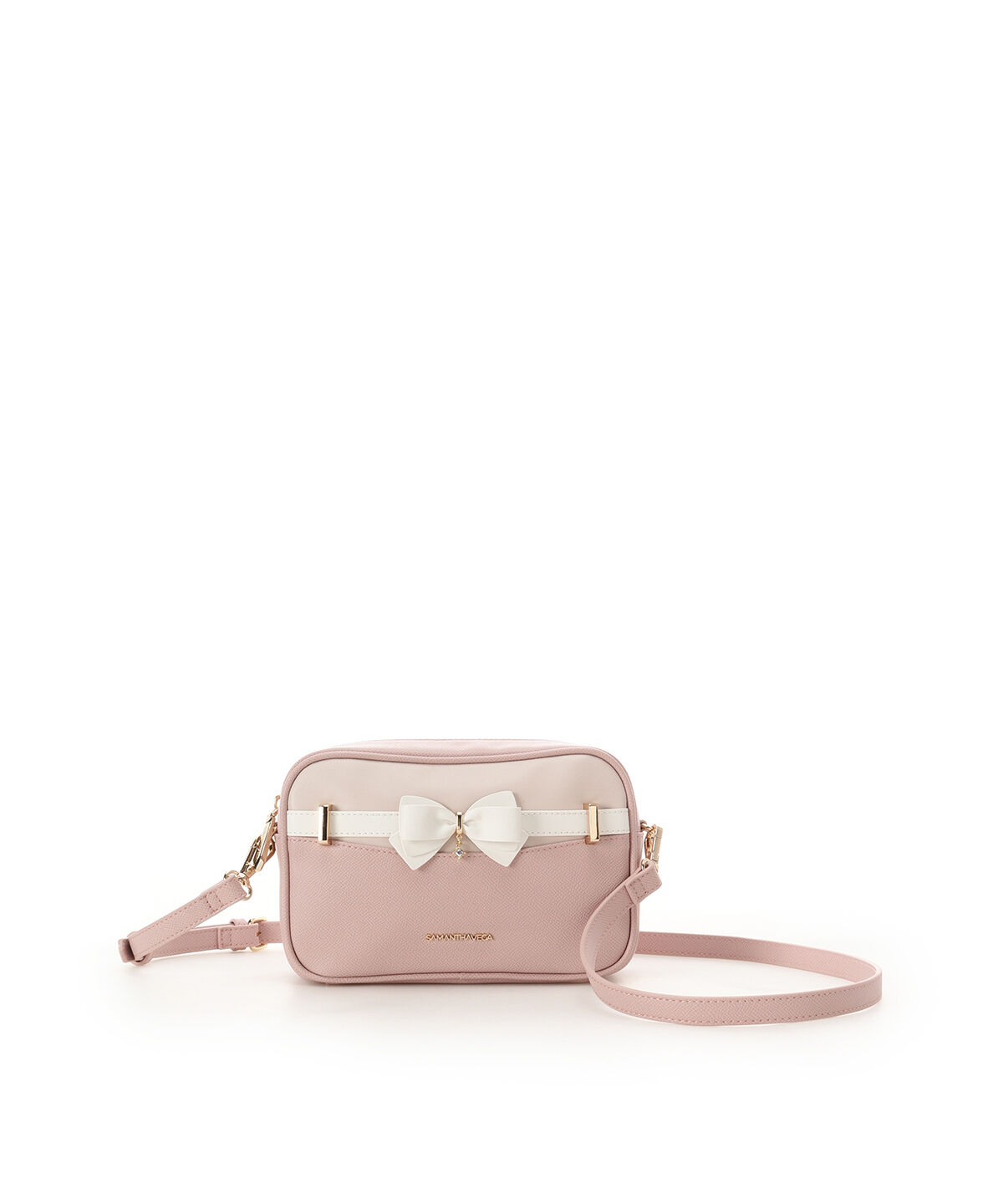 Samantha Vega「バイカラーアクセントリボンミニショルダーバッグ」|ショルダー・メッセンジャー|