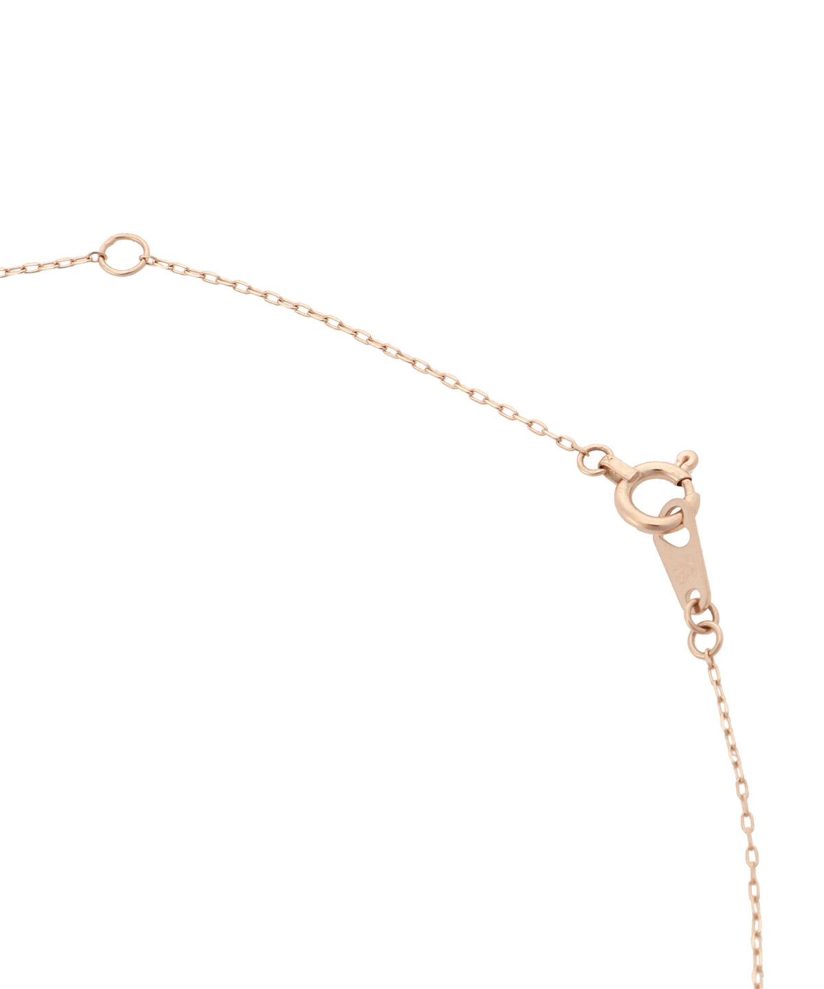 Samantha Tiara「K10 PG ストーンフラワーネックレス(小)」|ネックレス|