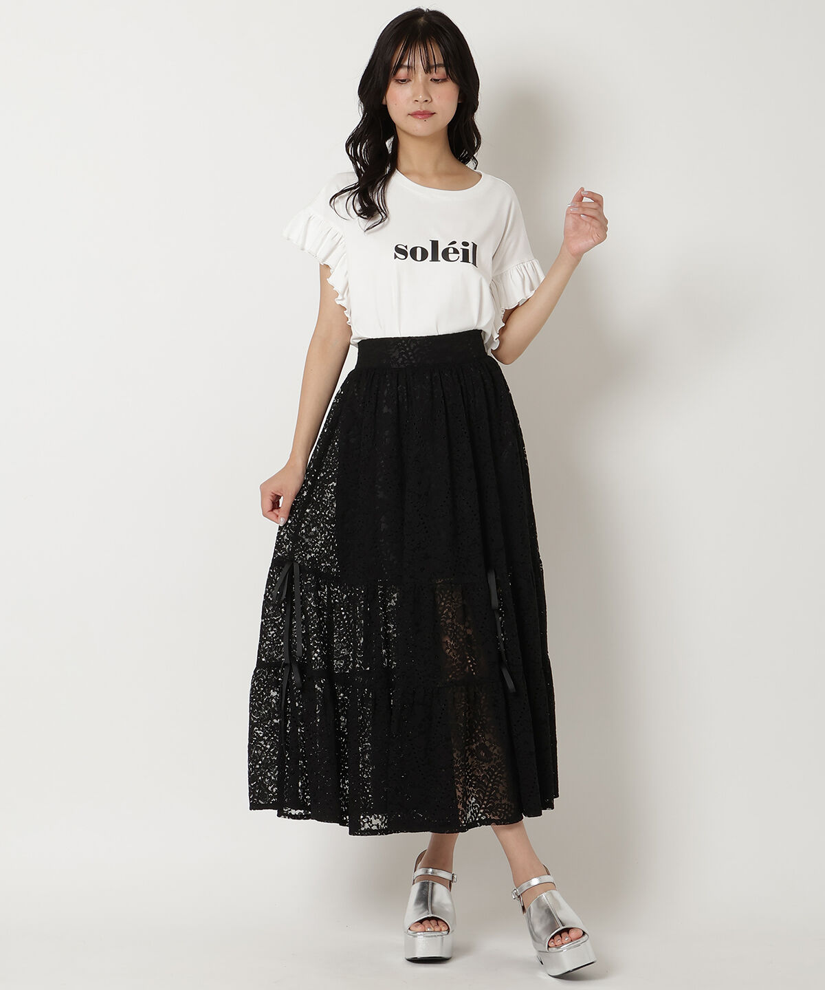 REDYAZEL「フリル袖Tシャツ」|Tシャツ・カットソー|