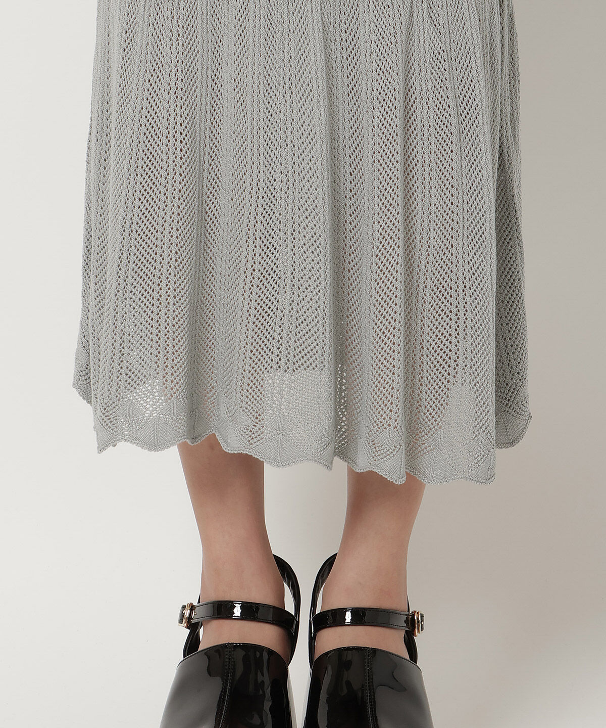 REDYAZEL「レースヘムニットワンピース」|ワンピース|