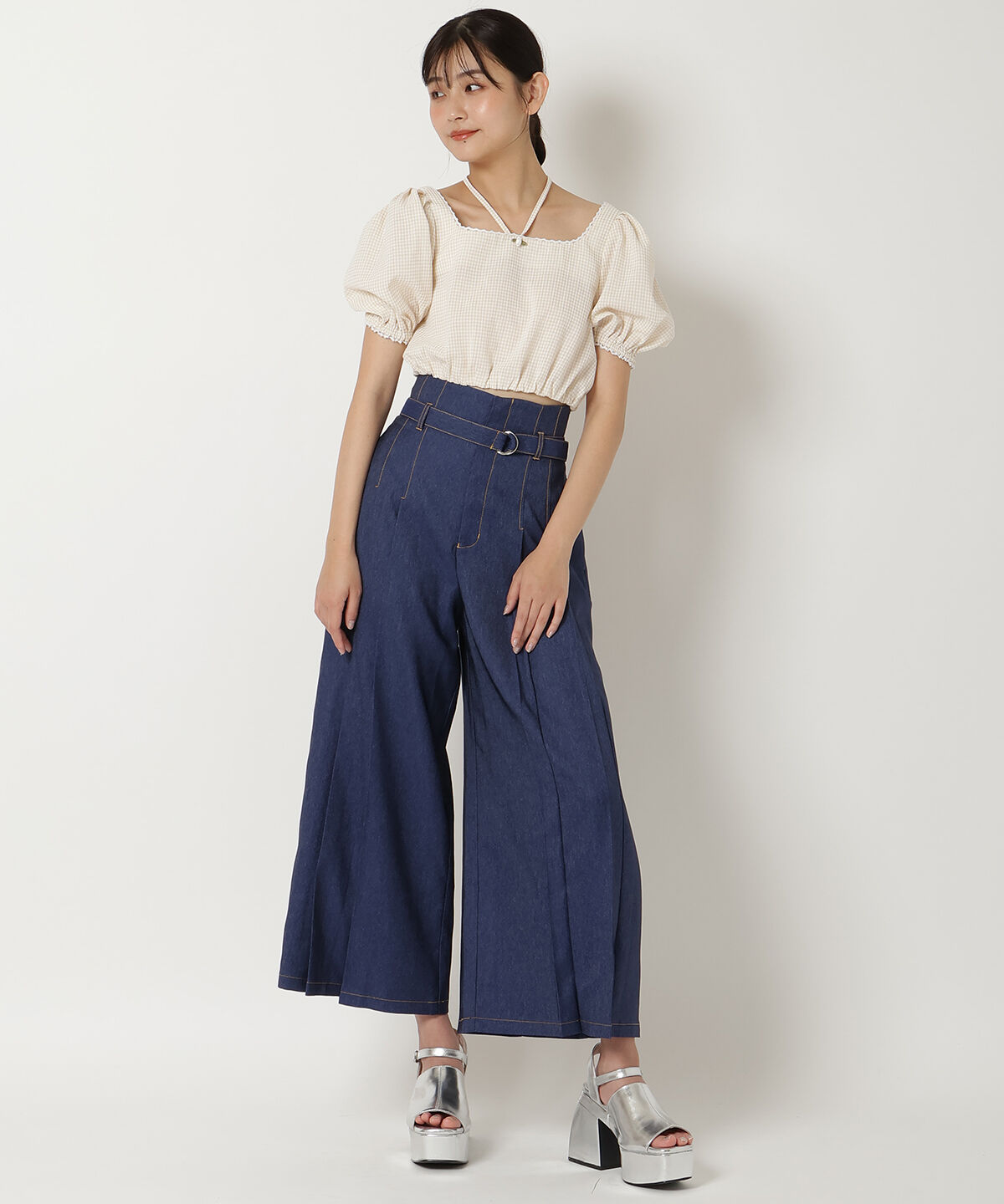 REDYAZEL「デニムライクワイドパンツ」|その他|