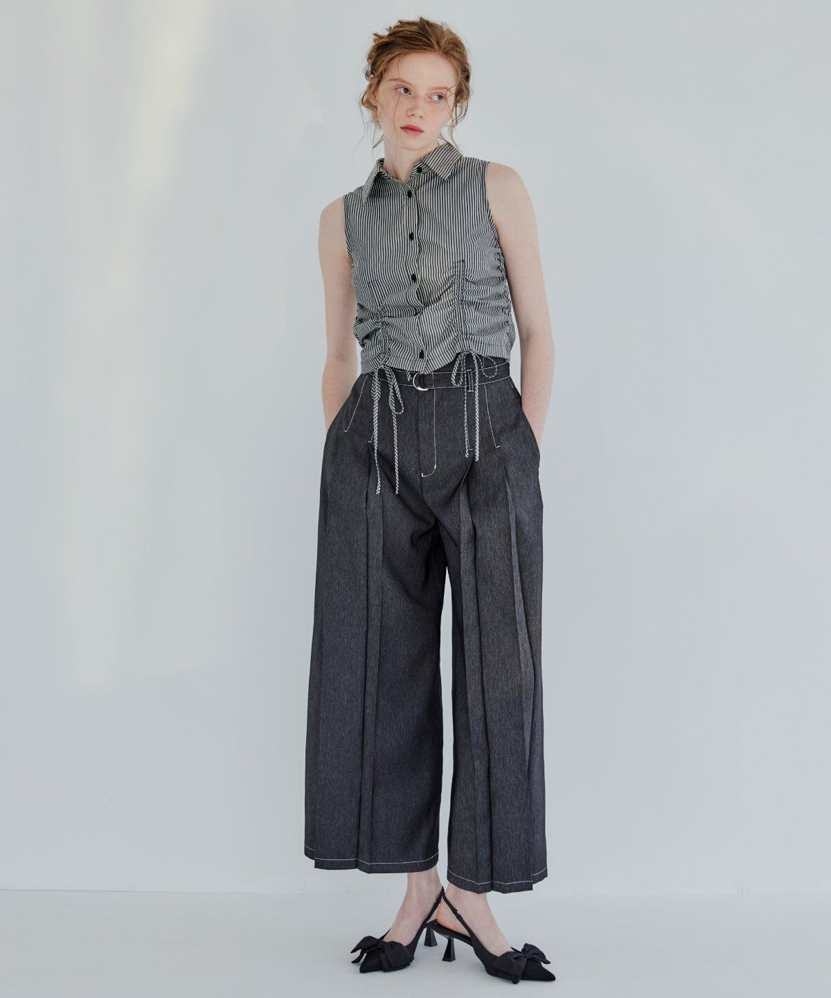REDYAZEL「デニムライクワイドパンツ」|その他|
