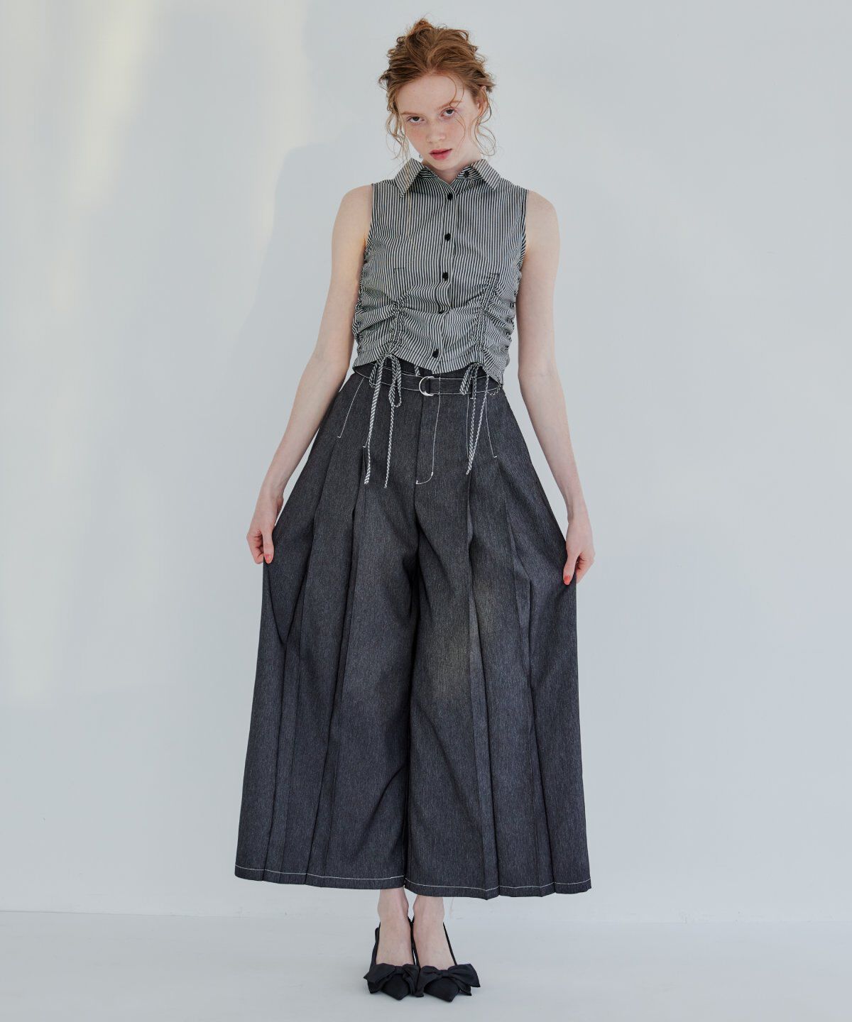 REDYAZEL「デニムライクワイドパンツ」|その他|