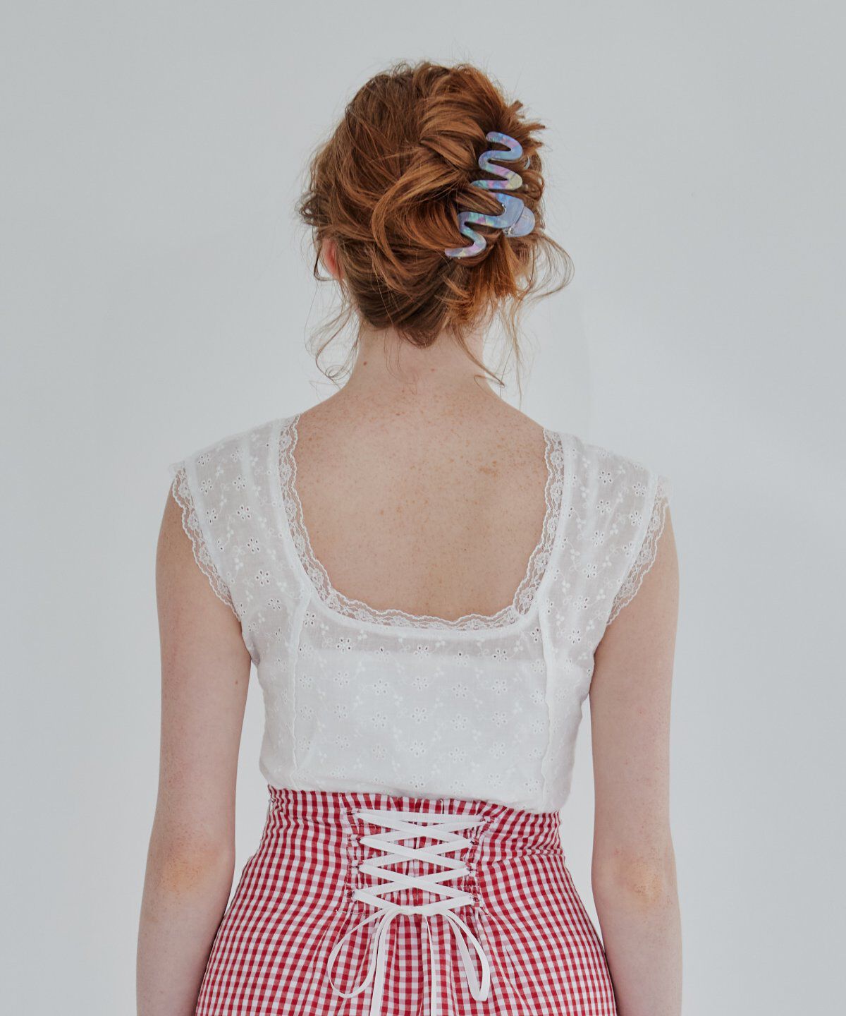 REDYAZEL「フロントレースアップブラウス」|シャツ・ブラウス|