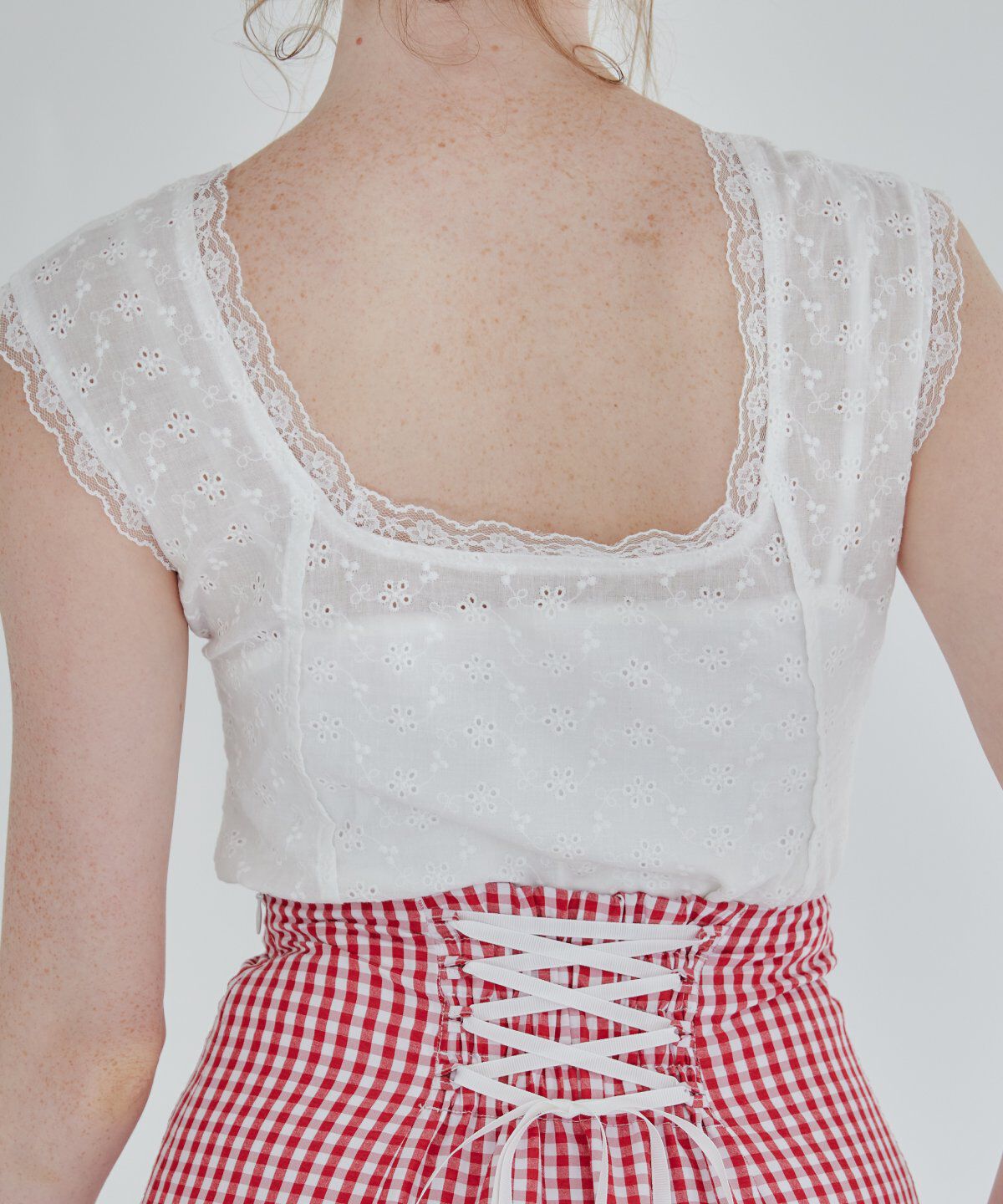 REDYAZEL「フロントレースアップブラウス」|シャツ・ブラウス|