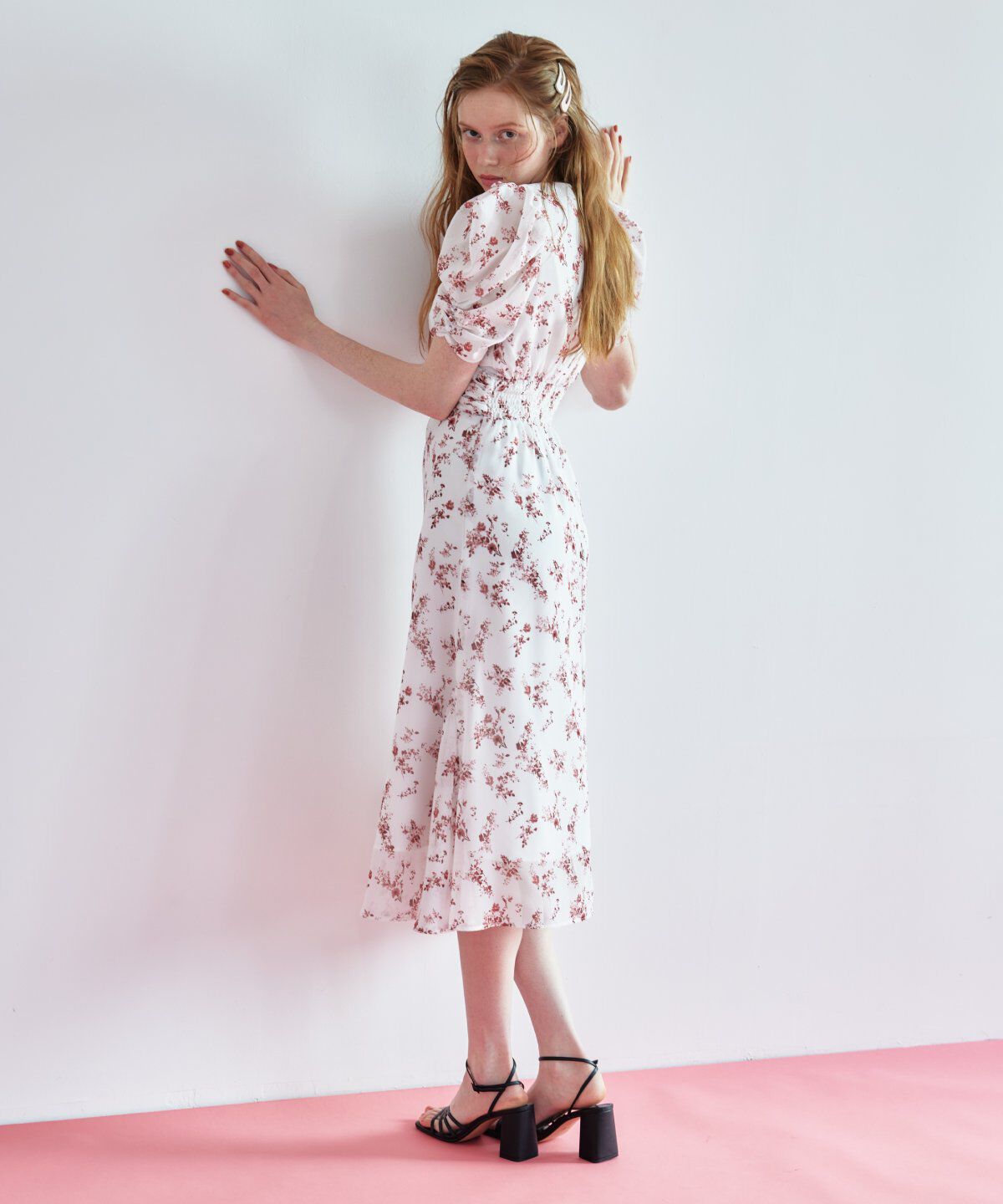 REDYAZEL「フラワープリントワンピース」|ワンピース|