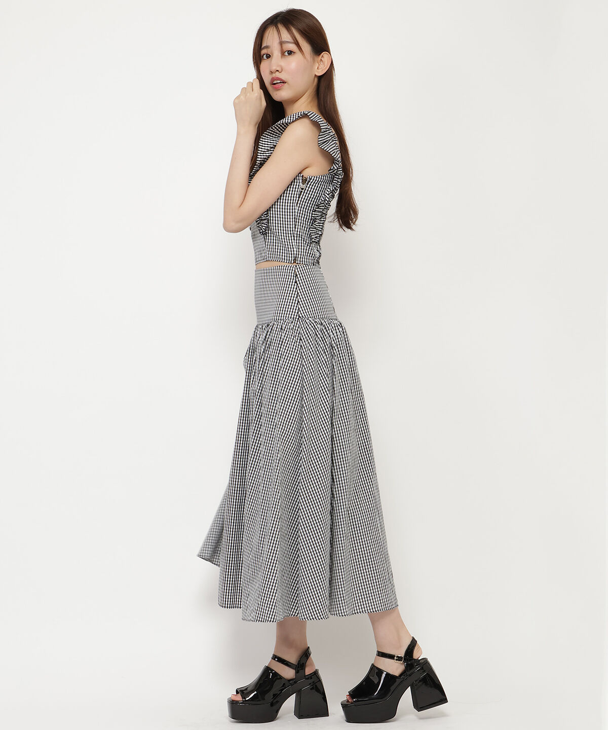 REDYAZEL「ギャザーショートブラウス」|シャツ・ブラウス|