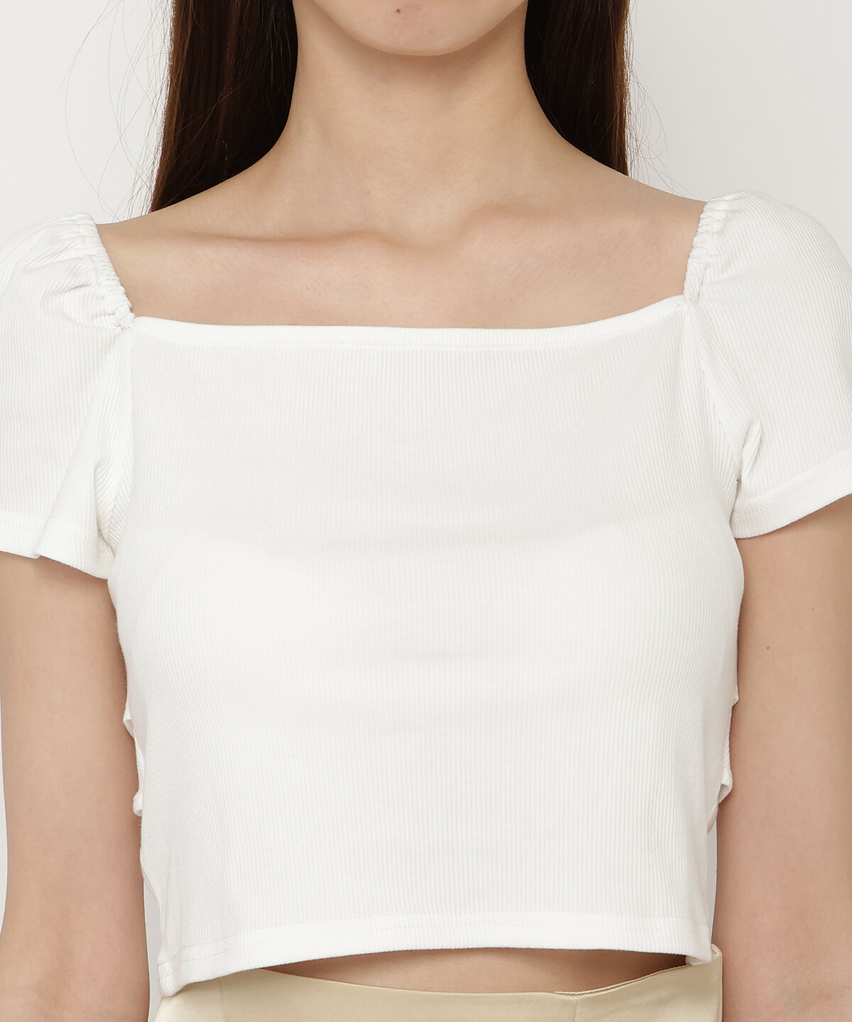 REDYAZEL「ノットリボンカットトップス」|Tシャツ・カットソー|