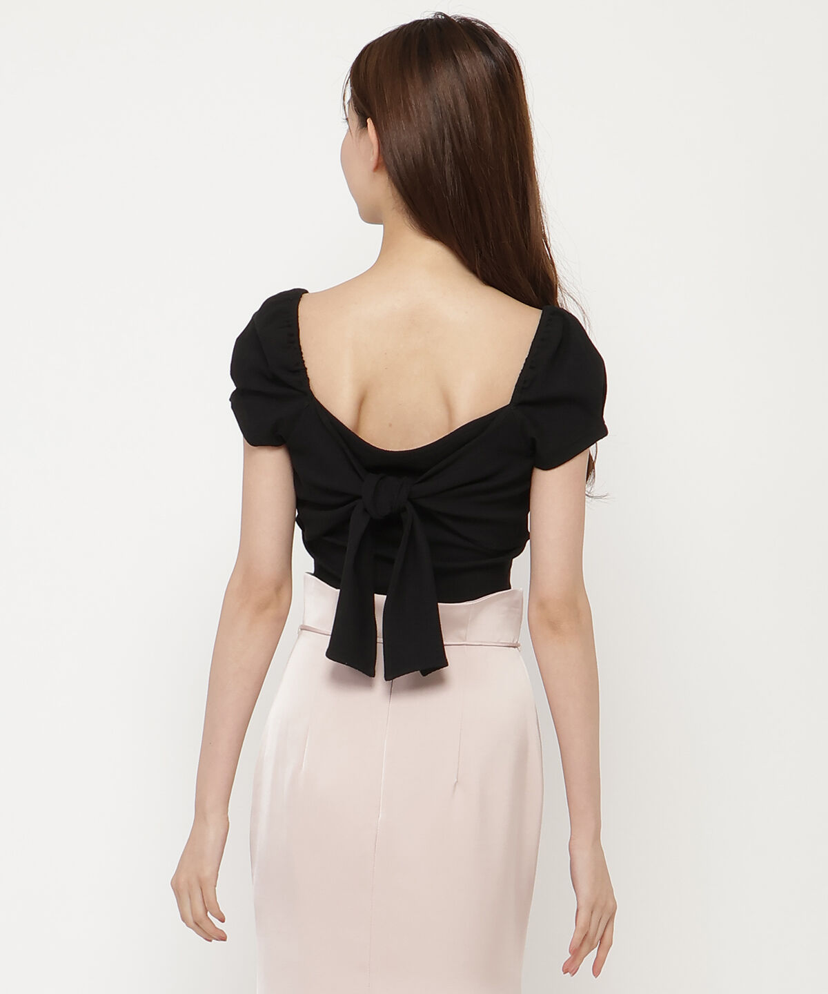 REDYAZEL「ノットリボンカットトップス」|Tシャツ・カットソー|