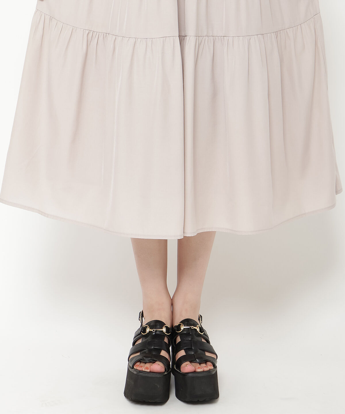 REDYAZEL「リボンタイティアードワンピース」|ワンピース|