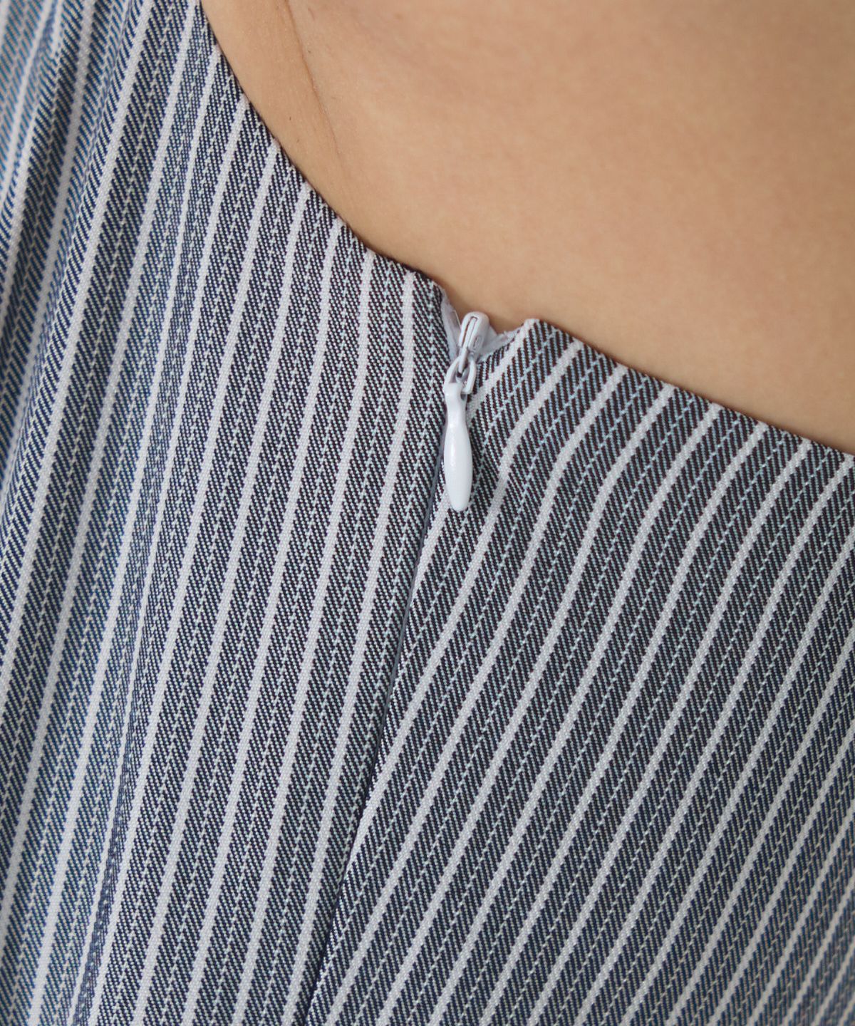 REDYAZEL「フロントシャーリングシャツ＆ストライプミニワンピースセット」|ワンピース|