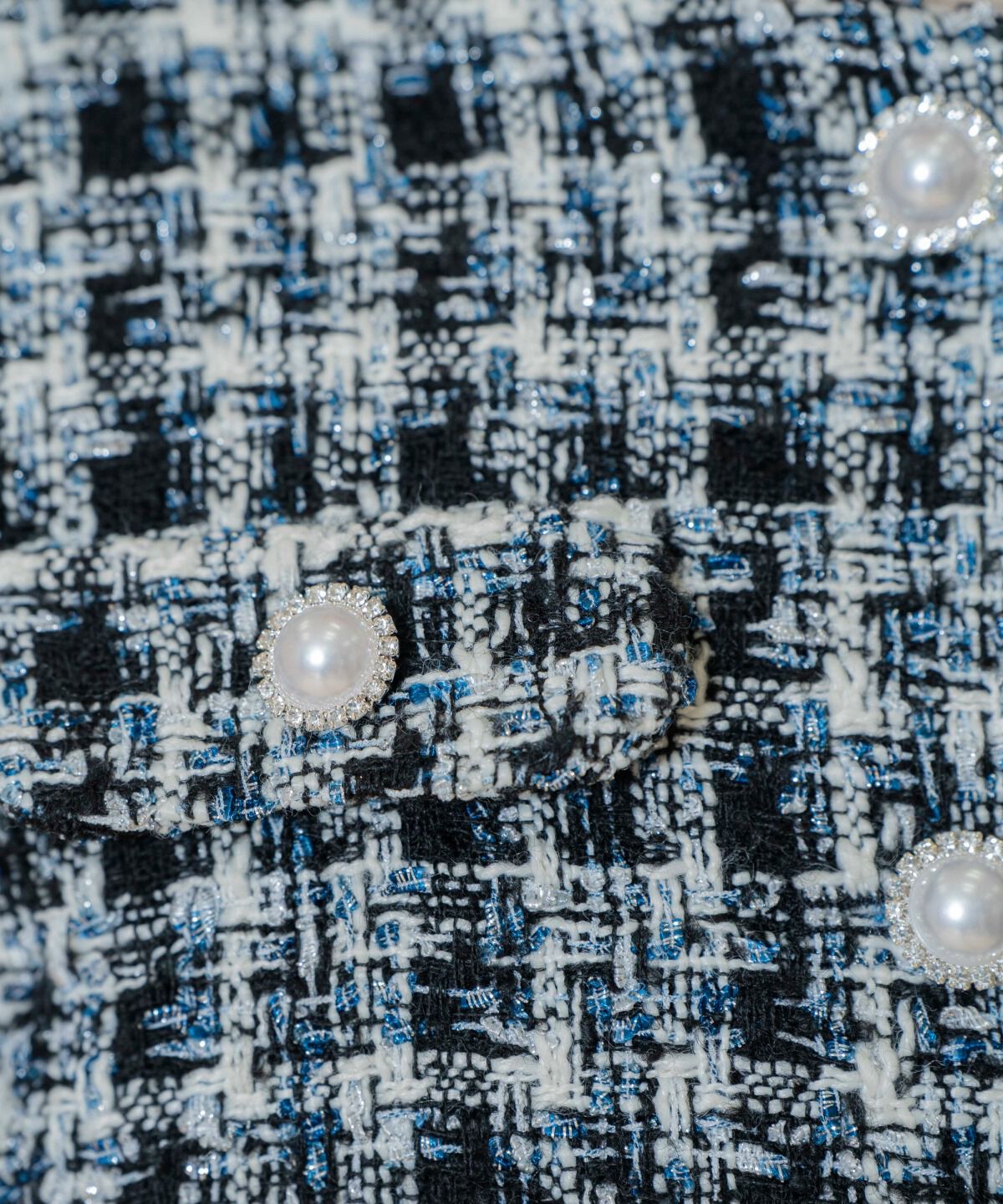 WILLSELECTION「MIXツイードノーカラージャケット」|ノーカラージャケット|