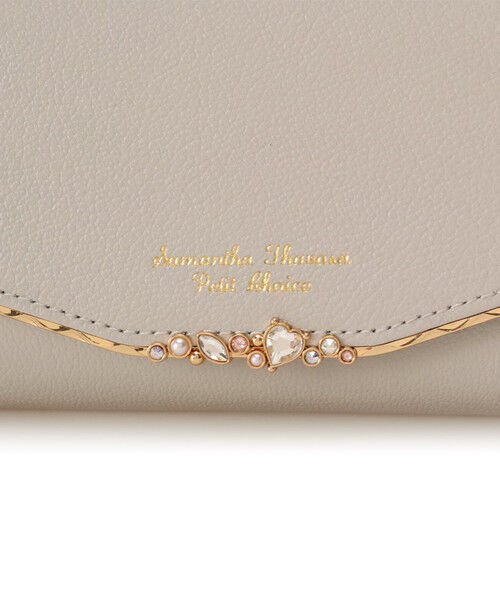 Samantha Thavasa Petit Choice「ハートジュエルバー　長財布」|財布|