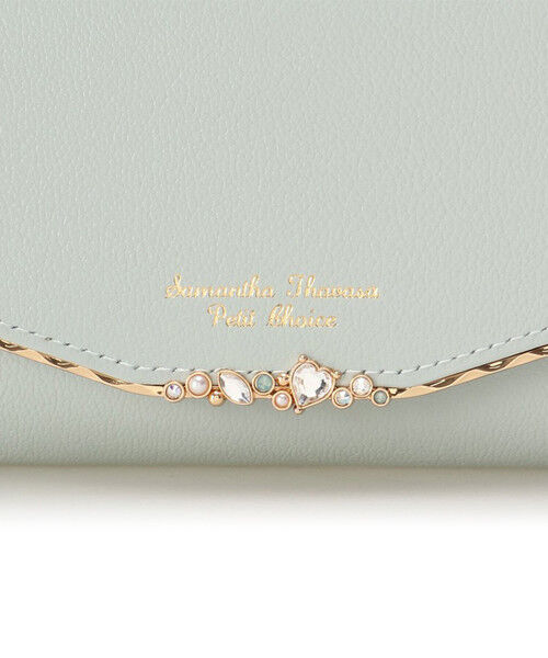 Samantha Thavasa Petit Choice「ハートジュエルバー　長財布」|財布|